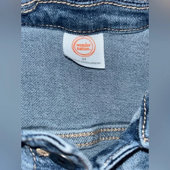 Stylish Blue Denim Jacket for Kids - Picture 3 of 3